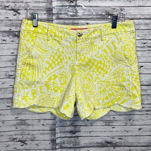 Lilly Pulitzer Palmita Stretch Shorts Sea Cups - Picture 10 of 11